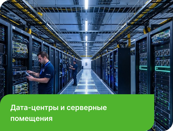 дата-центры и серверные помещения